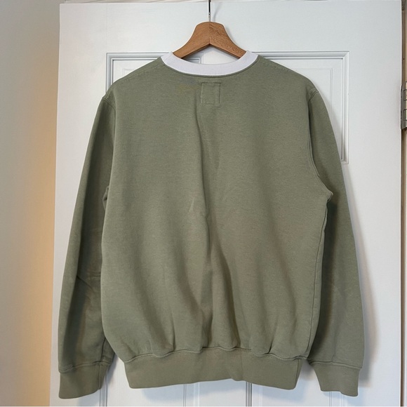 ☀️MUST GO free ship! For Days Green Crewneck Sweatshirt - White Collar - Small - Picture 2 of 9